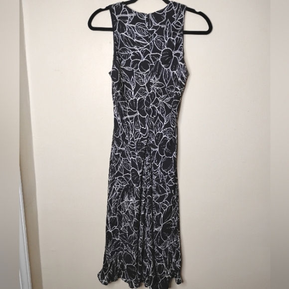 Lauren Ralph Lauren Silk Shift Dress S Floral Sleeveless Garden Wedding - Picture 4 of 5